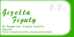 gizella figuly business card